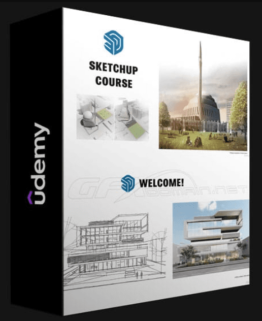 UDEMY – DEFINITIVE SKETCHUP COURSE & FROM BEGINNER TO TOTAL EXPERT