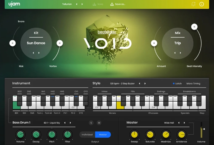 UJAM Beatmaker VOID v2.2.1 / v2.1.2 [WiN, MacOSX]