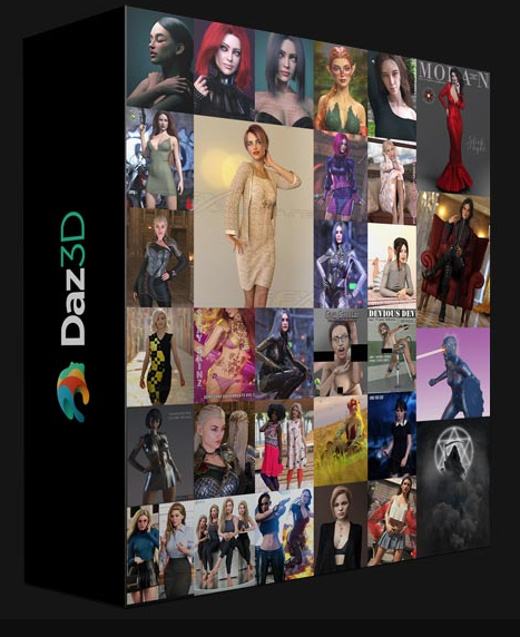 DAZ3D, POSER BUNDLE 3 MARCH 2023