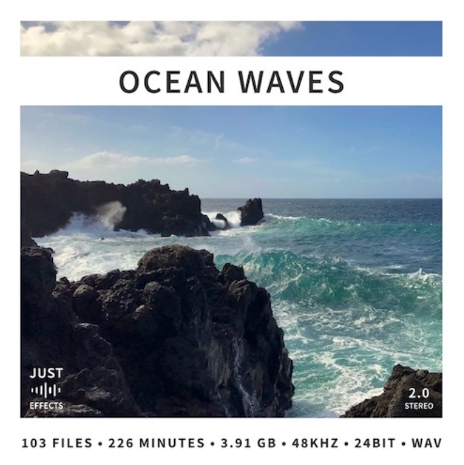 Just Sound Effects Ocean Waves (with 2023 Update) [WAV]