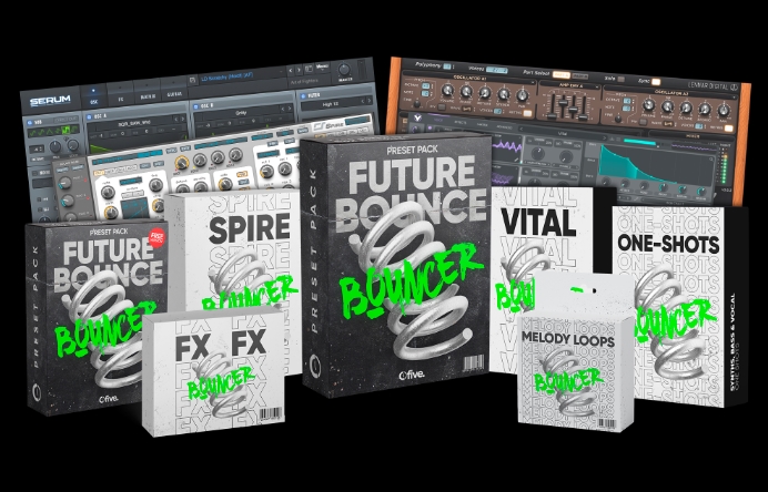 Ofive Biggest Future Bounce Pack [WAV, MiDi, Synth Presets]