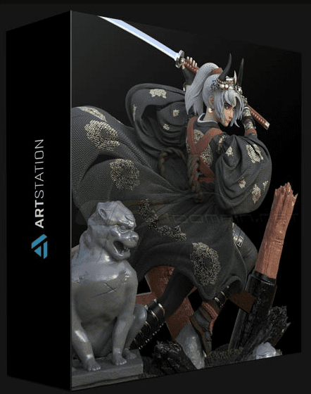 ARTSTATION – JAPANESE WARRIOR – 3D PRINT MODEL