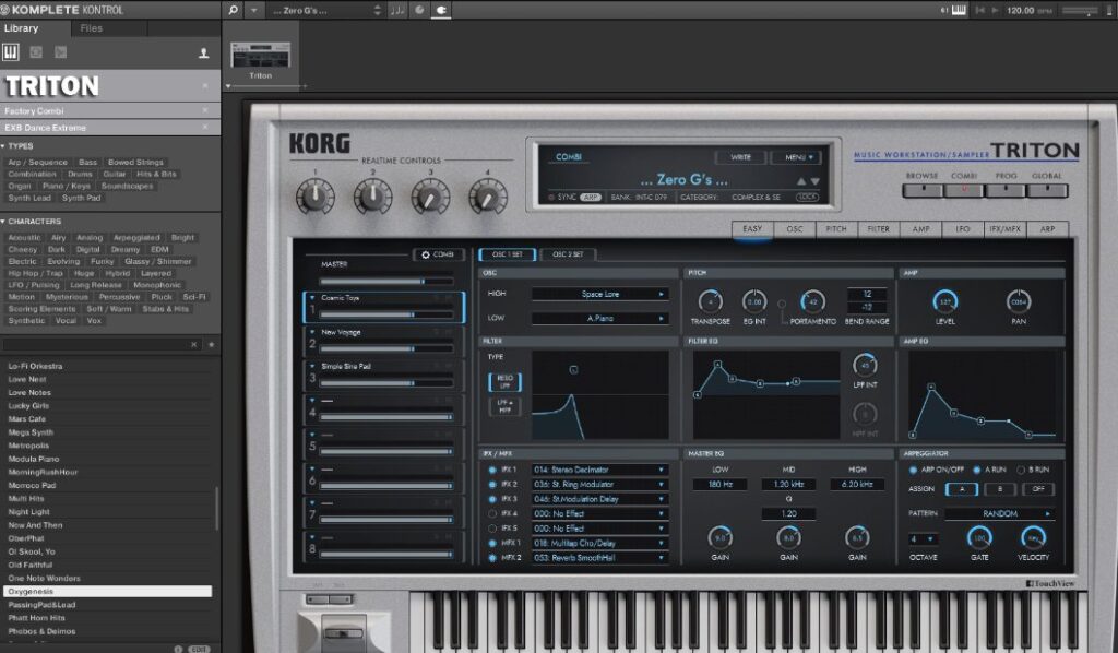 Freelance Sound Labs Software NKS for KORG Triton Library VST2