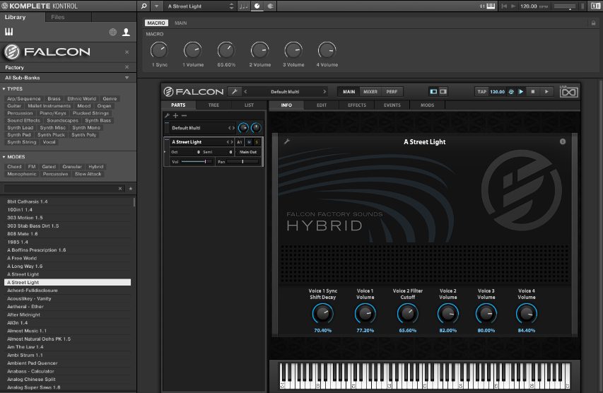 Freelance Sound Labs UVI Falcon NKS Library for Komplete Kontrol / Maschine 