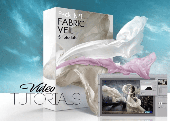 Sergey Ivanov – 5 Video tutorials about adding Fabric and Veil Pack-1