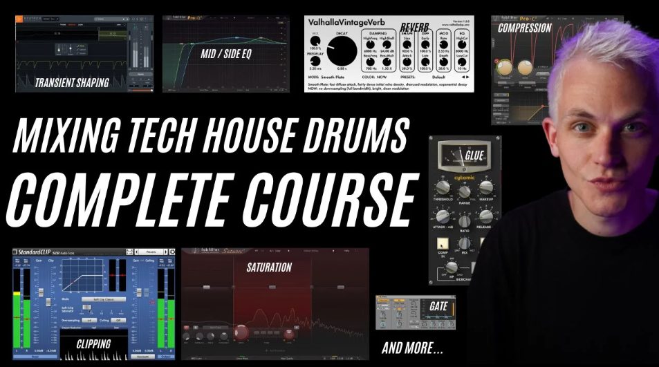 SkillShare Mixing Tech House Drums (complete course) [TUTORiAL]