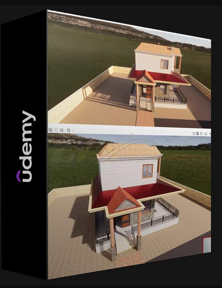 UDEMY – LEARN SKETCHUP FROM ZERO TO PRO: VILLA MODELLING MASTERCLASS