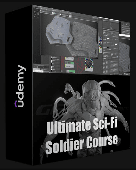 UDEMY – ULTIMATE SCI-FI SOLDIER MODELING TUTORIAL