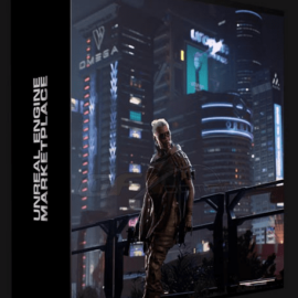 UNREAL ENGINE MARKETPLACE – CYBERPUNK GIGAPACK ( MODULAR ENVIRONMENT/ CHARACTERS/ VEHICLES/ WEAPONS ) V5.1 (Premium)