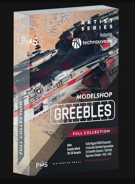 BIGMEDIUMSMALL – MODELSHOP GREEBLES COLLECTION BUNDLE