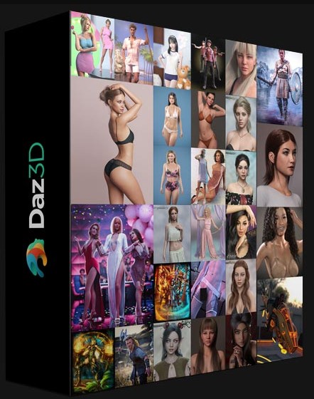 DAZ3D, POSER BUNDLE 1 MAY 2023