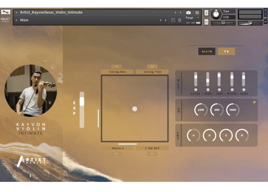 Inletaudio Kayvon Violin Intimate [KONTAKT]