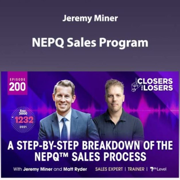 Jeremy Miner – NEPQ Sales Program