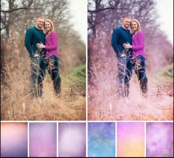 Lavender Dream Texture Overlays