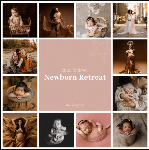 THE MILKY WAY – NEWBORN RETREAT 2023 – TIMELESS STUDIO MATERNITY – TIANNA JARRETT WILLIAMS