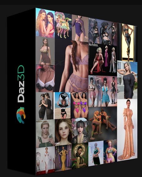 DAZ3D, POSER BUNDLE 2 JUNE 2023