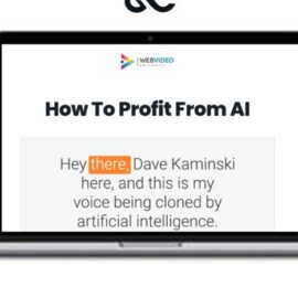 Dave Kaminski – How To Profit From AI Download 2023 (Premium)