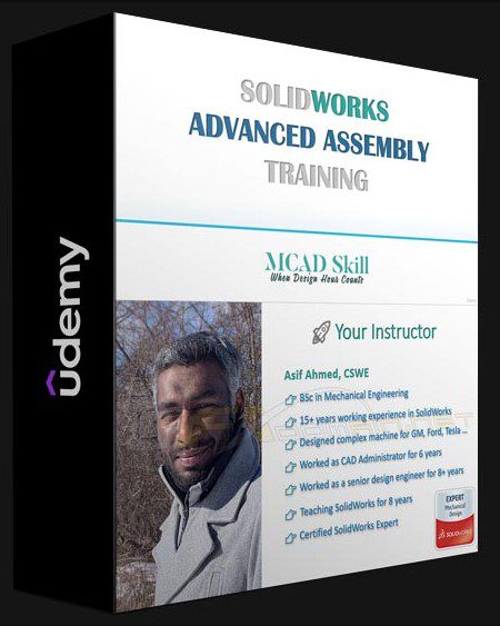 UDEMY – SOLIDWORKS 2023 – ADVANCED ASSEMBLY TRAINING