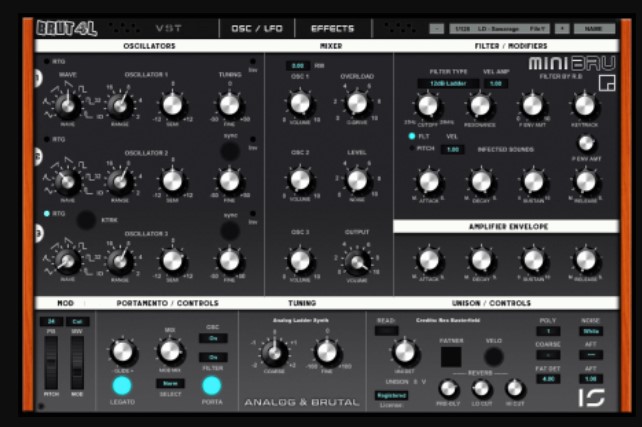 Infected Sounds Brut4l v1.0.0 Regged