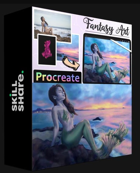 SKILLSHARE – PAINTING FANTASY ART – USING REFERENCES TO CREATE BEAUTIFUL ORIGINAL ART IN PROCREATE