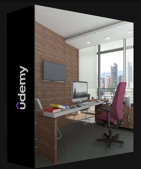 UDEMY – REVIT ARCH. : MODELING & RENDERING INTERIOR OFFICE PROJECT