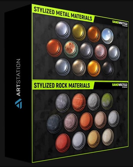 ARTSTATION – ADAM HOMOKI – STYLIZED SMART MATERIAL COLLECTION