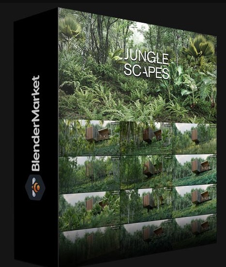 BLENDER MARKET – JUNGLE SCAPES FOR BLENDER BY TERRASCAPE