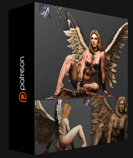 CA 3D STUDIOS – BORIS VALLEJO PROJECT – 3D PRINT MODEL