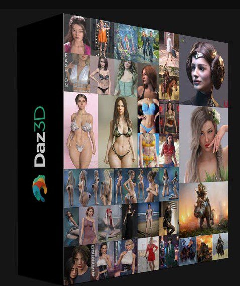 DAZ3D, POSER BUNDLE 2 JULY 2023