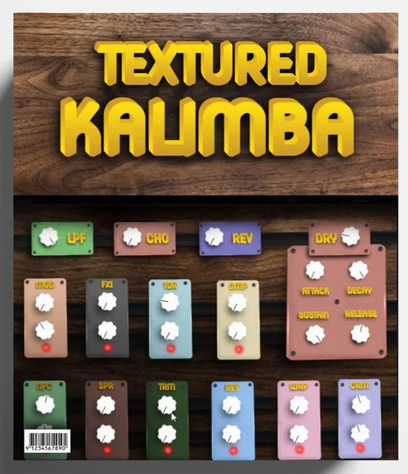 FIKON RECORDS Textured Kalimba Guitar Pedal Kontakt Library