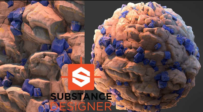 Gumroad – Stylized Lazurite – Substance Designer