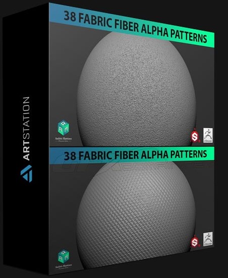 ARTSTATION – 38 FABRIC FIBER ALPHA PATTERNS