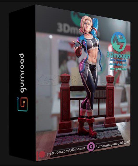 GUMROAD – CAMMY STREET FIGHTER – 3D PRINT MODEL