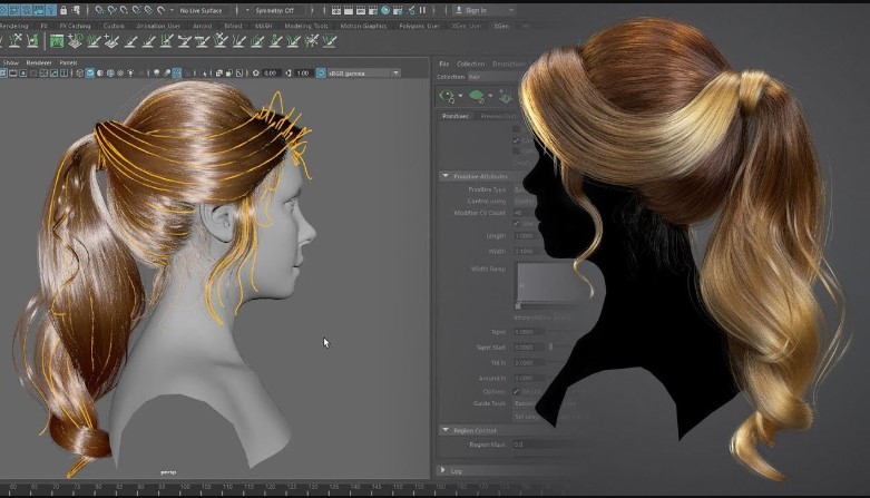 The Gnomon Workshop – Creating a Female Hairstyle for Production with Maya XGen