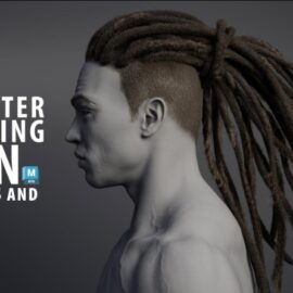 CGCircuit – Creating Realistic Grooming using Xgen in Maya: Dreadlocks, Shorthair, Eyelashes and Eyebrows  (Premium)