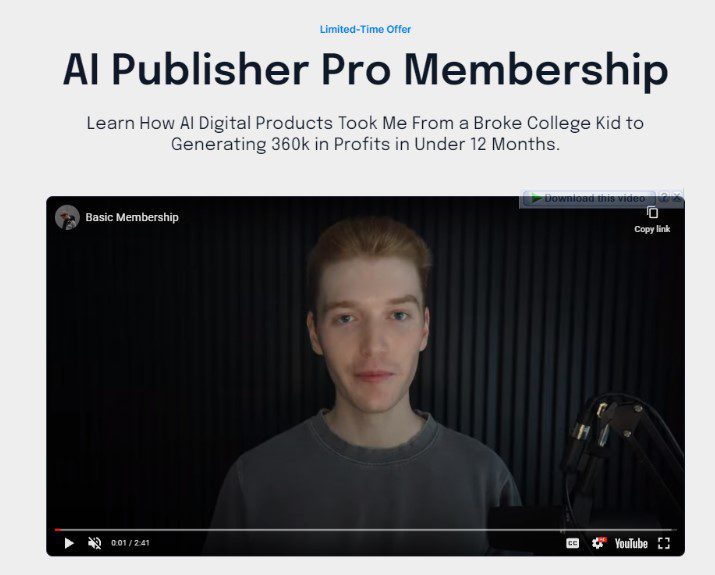 Joe Popelas – AI Publisher Pro 2023