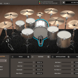 Room Sound Kurt Ballou Signature Series Drums Vol. II KONTAKT (Premium)