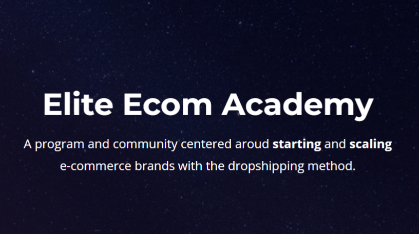 Elite Ecom Academy – Facebook Unlocked Blueprint