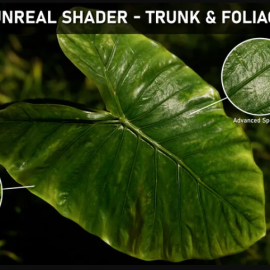 ArtStation – Unreal Shader: Trunk & Foliage (Premium)