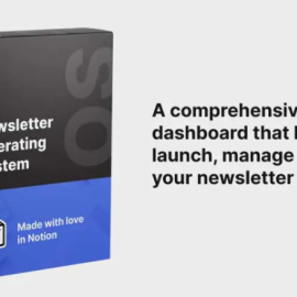 Janel – Newsletter Operating System (Notion Dashboard) (Premium)