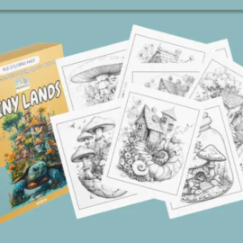 Delve Into 500+ Exquisite (Tiny Lands) Coloring Pages Designed For Adults And Teens! (Premium)