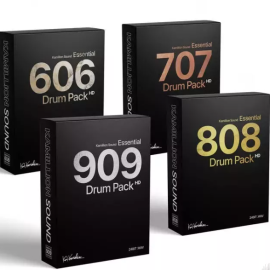 Kamillion Sound KS Essential 606, 707, 808, 909 Drum Pack Bundle (Premium)