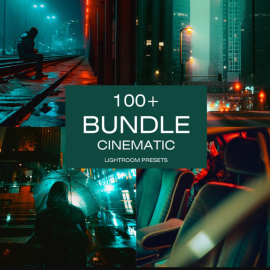 100 Cinematic Bundle Lightroom Presets (Premium)