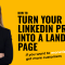 Hanna Larsson – How To Turn Your LinkedIn Profile Into a Landing Page (Premium)