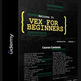 Udemy – Houdini VEX Programming for Beginners (Premium)