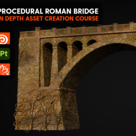 CGSide – Roman bridge – Houdini modeling (Premium)