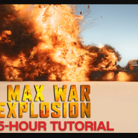 DoubleJump Academy – Mad Max War Rig Explosion Houdini Tutorial (Premium)