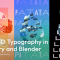 Patata School – 2D & 3D Typography in Cavalry and Blender (Premium)