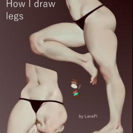 Gumroad – Aleriia_V – Tutorial – how I draw legs (Premium)