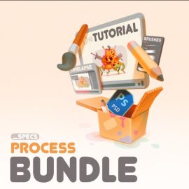 Gumroad – spec – Art Process Bundle: Pumpkin Creature (Premium)